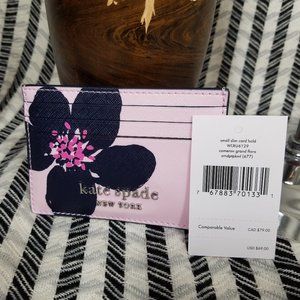 Kate spade Small Slim Card Holder Grand FLora